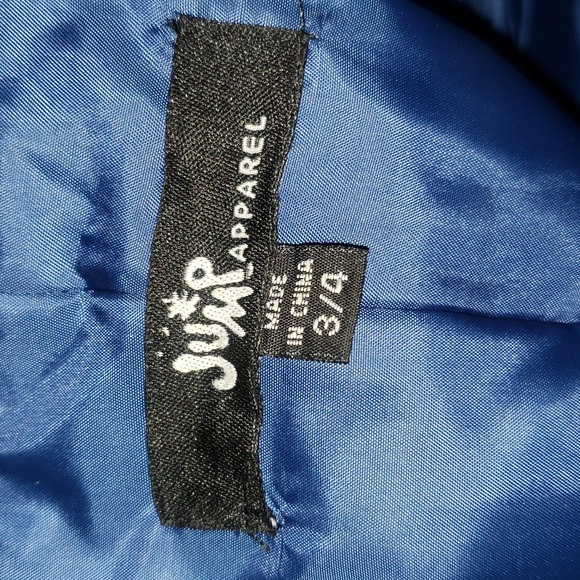 Jump Apparel Strapless Sequins Blue Colorshift Fit & Flare A-Line Long Dress 3/4 - Picture 16 of 17